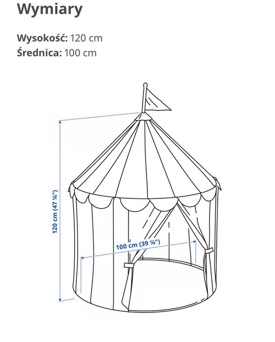 Kolorowy Namiot/Cyrk dla dzieci/ Super baza
