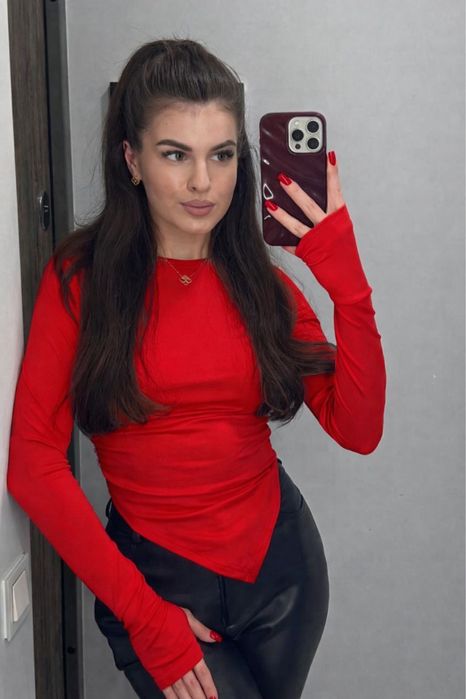 Асиметричний лонгслів 8 кольорів