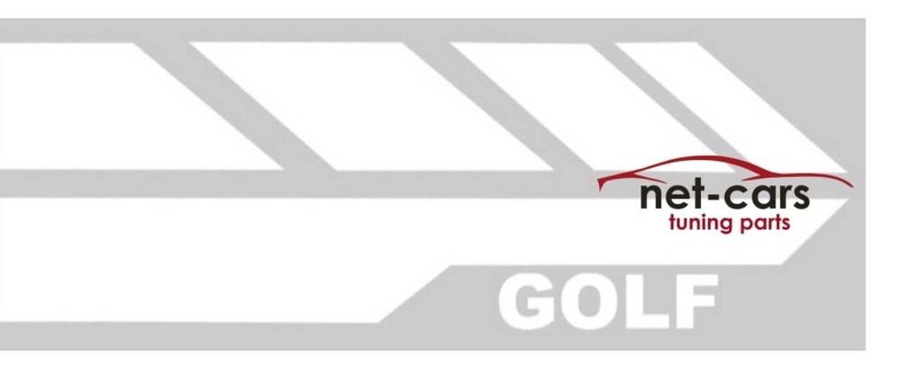 Naklejki drzwi VW GOLF V VI VII GT GTI biała