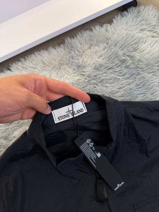 STONE ISLAND | Овершот Нейлоновий Стон айленд | Овершот Стонік Чорний S M L XL