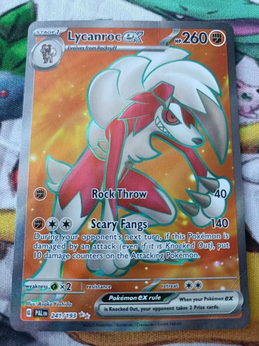 Lycanroc ex (PAL 241) Paldea Evolved - Karta Pokemon TCG