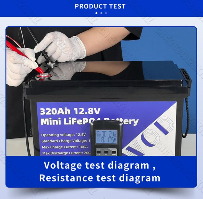 Акумулятор Pwod LifePO4 12.8V 320ah 3840Wh 320А новий запакований