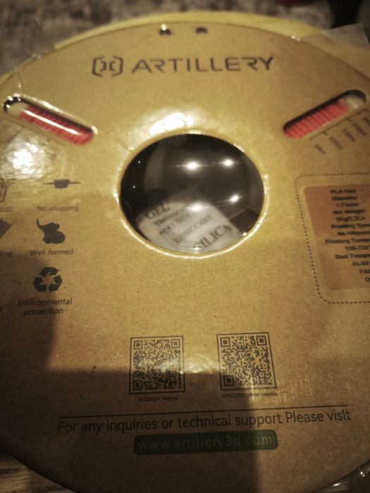 Filamento 3d pla 1kg vermelho