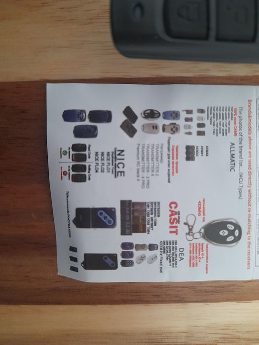 Comandos de garagem universal