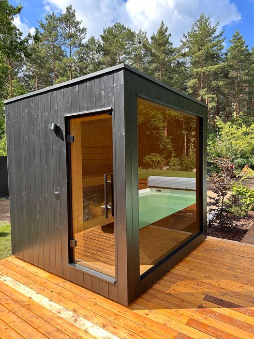 Sauna ogrodowa sauna zewnętrzna 255cm x 240