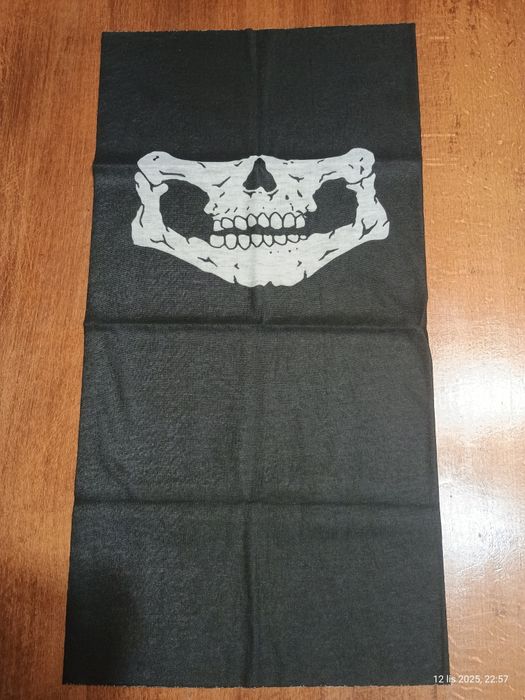 Komin bezszwowy chusta bandana czaszka