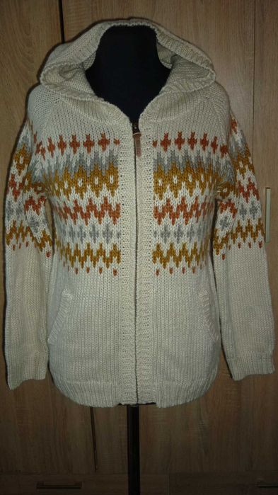 Saltrock- damski sweter z wełną i kapturem  r; XL
