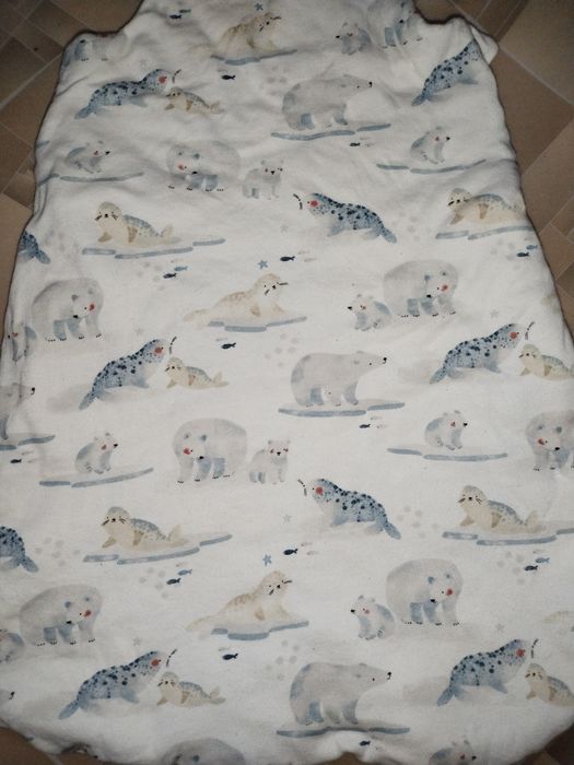 Детский теплый спальный мешок