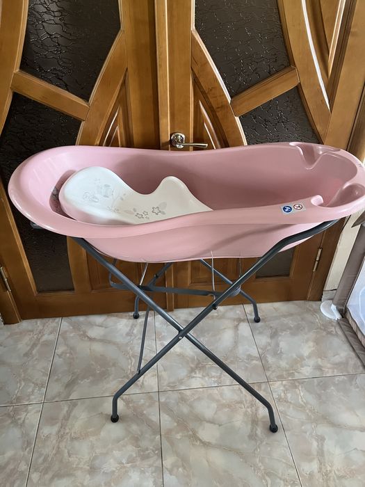 Дитяча ванночка + підставка + гірка