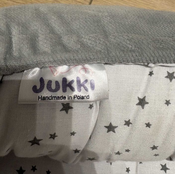 Kokon niemowlęcy Jukki [Twinkle Stars i szary Velvet ]