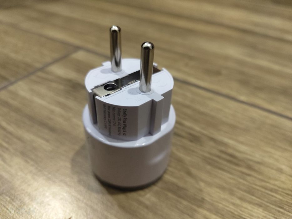 Shelly plug S, gniazdko Smart 2500W
