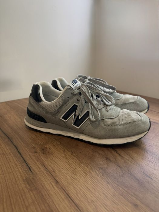 Чоловічі кросівки new balance 574 light grey blue