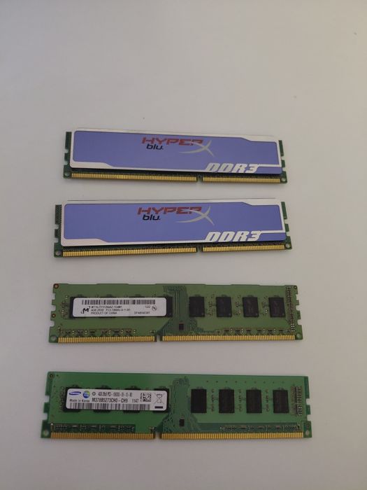 12GB Pamięć RAM DDR3 Hyperx Blue, Micron, Samsung