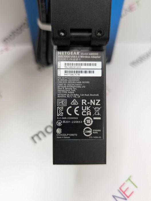 Netgear Nighthawk AXE3000 WiFi 6/6E USB Adapter USB 3.0