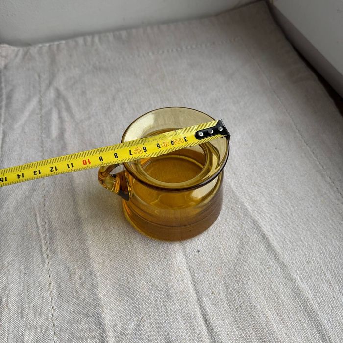 Dzbanek miniatura Horbowy kolorowe szkło PRL