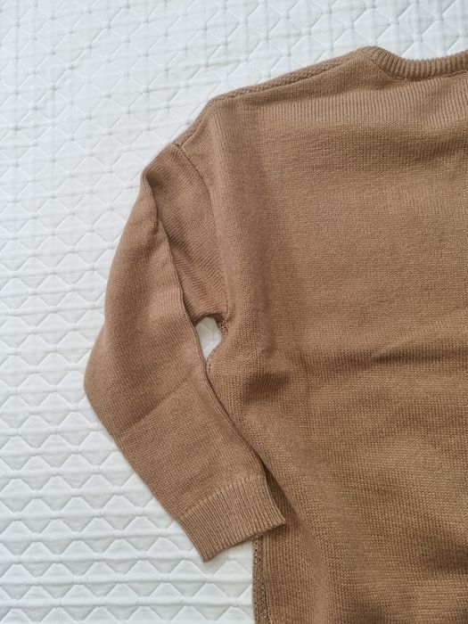 Sweter brązowy z H&M
