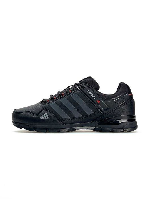 АКЦІЯ! Adidas Terrex Leather Black Grey 41 42 43 44 45 46 адідас