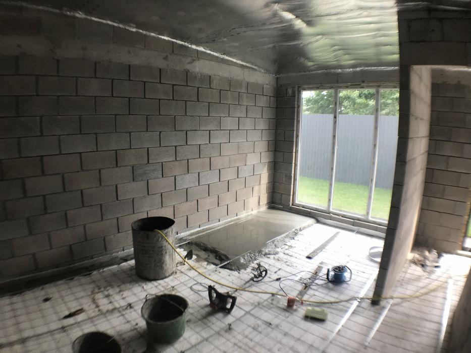 Кладка газоблоку шлакоблоку