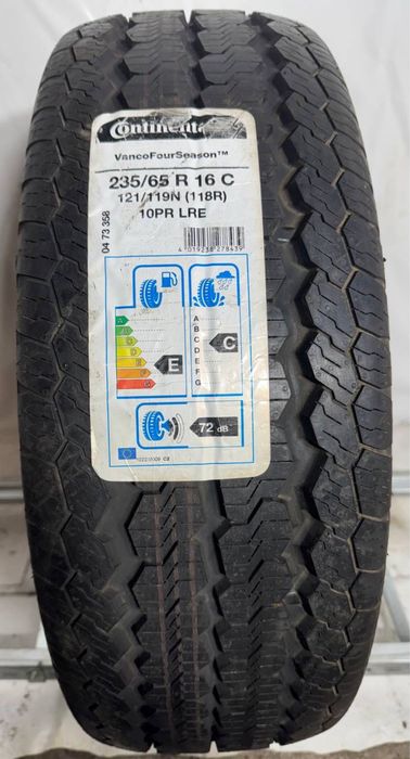 1x 235/65r16C Continental VancoFourSeason 121/119N