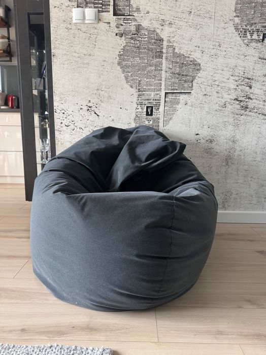 Pufa worek MIUKI Jajo sztruks