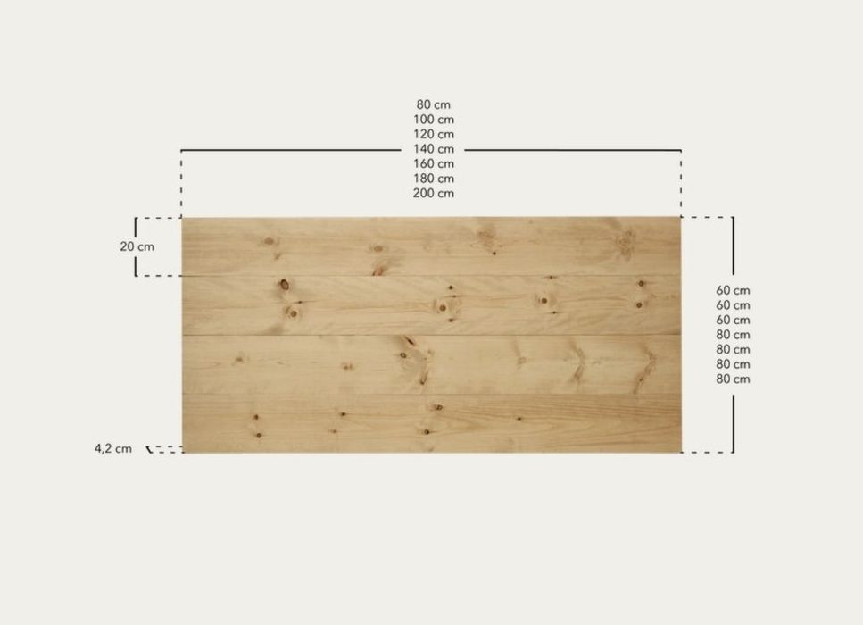 Cabeceira de cama Decowood