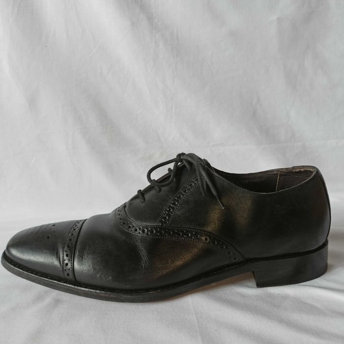 Barker England roz. 45,5 cm /UK 11G/ - dł. wkł. 30,5 cm- 3 x skóra