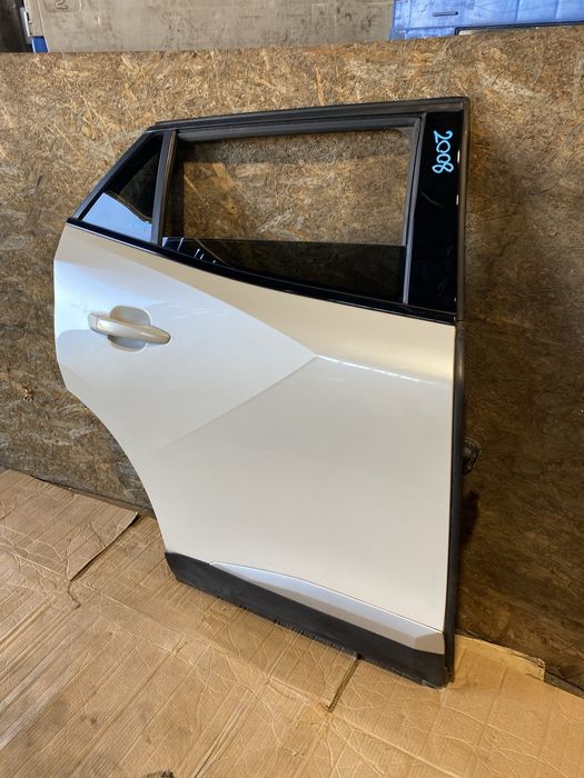 Peugeot 2008 II Drzwi Prawy Tył Biała Perła Kompletne