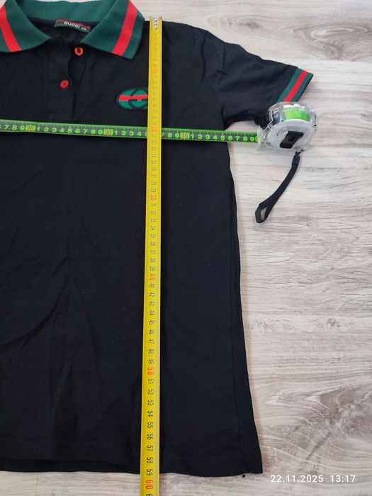 Koszulka polo Gucci fajny materiał guziki gucci