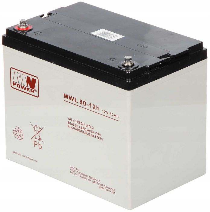 Akumulator AGM 12V/80Ah 260x168x216 (T16) TH228 MWL 80-12h 10-12lat M6