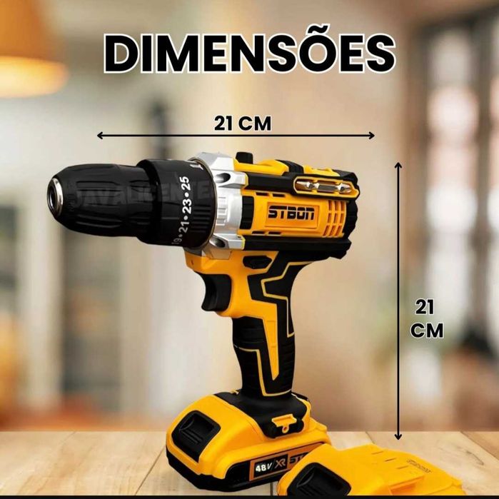 Aparafusadora de 48volt com ferramenta Nova