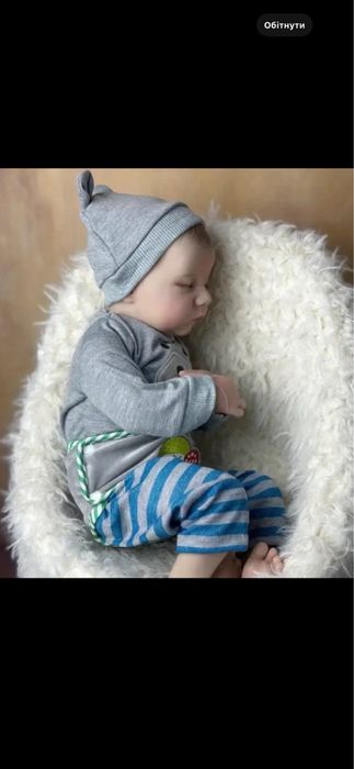 Лялька реборн Reborn Levi Левік мʼяконабивним тілом хлопчик пупс кукла