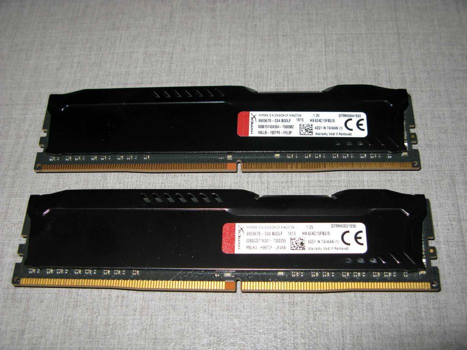 Оперативна пам'ять HyperX DDR4-2400 16GB Fury Black (HX424C15FB2/8)