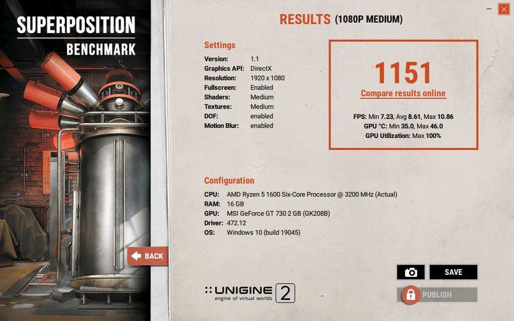 Відеокарта MSI GeForce GT 730 Low Profile OC 2GB GDDR5 | МАГАЗИН | УЦІНКА / НАДІЙНА ЗАТИЧКА