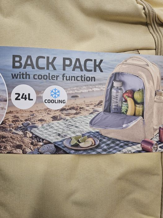 Plecak termiczny na żywność plażę wycieczki 24L