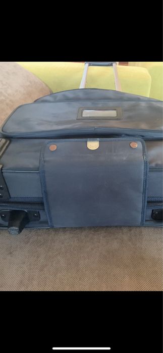 Чемодан вещевой, экокожа.