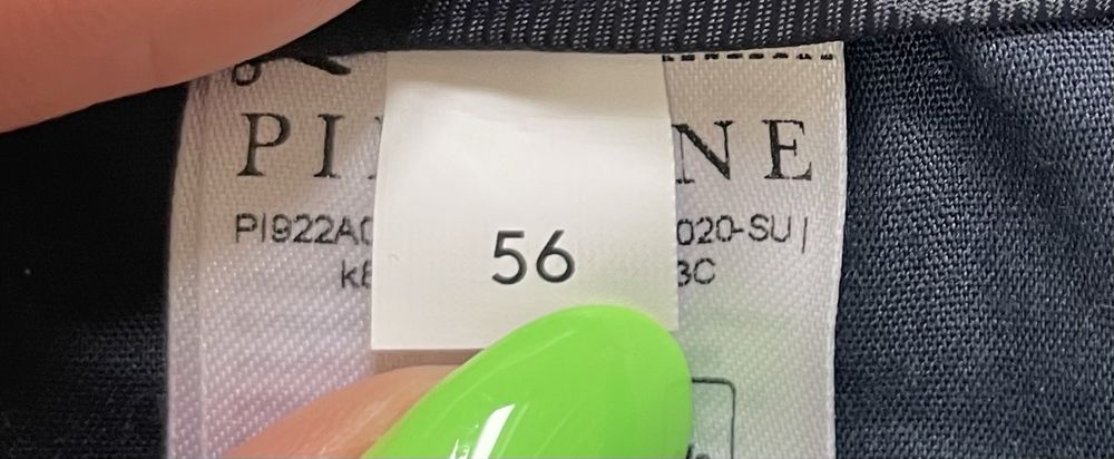 Garnitur Męski Pier One Rozmiar 56 XXL granatowy comfort marynarka + spodnie