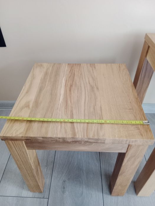 Taboret  dębowy ( nowy)