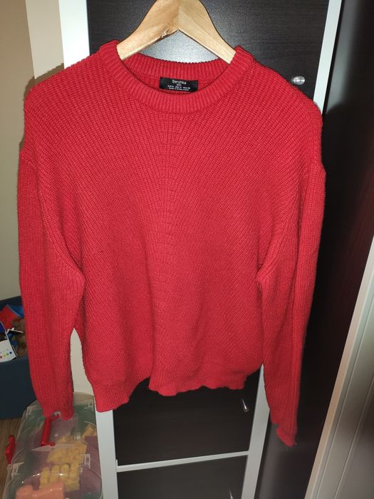 Sweter damski czerwony rozmiar M
