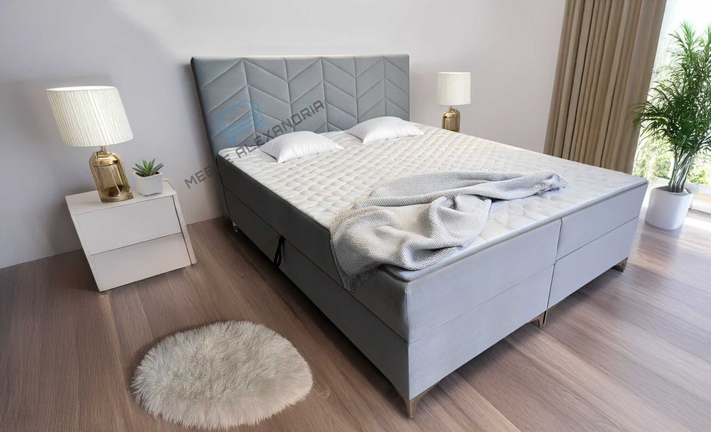 Łóżko kontynentalne GOLD 120, 140, 160, 180 PRODUCENT POCKET