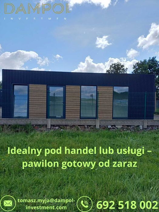Pawilon 9x3m –  elektryka, klimatyzacja – gotowy od ręki!