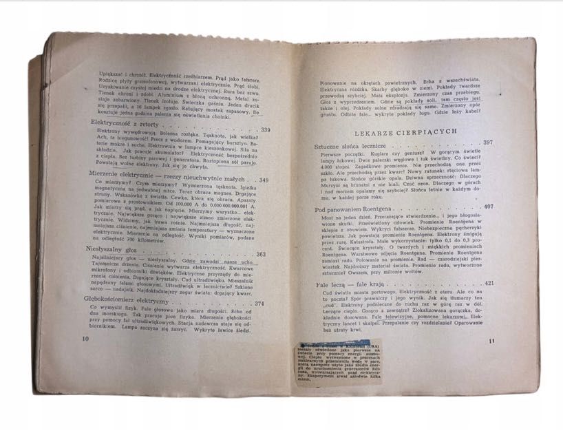 Ty i elektryczność E. Rhein 1949