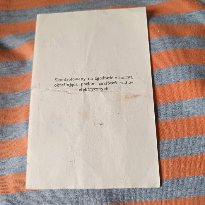 Świadectwo Kontroli Technicznej Motocykla MZ 125 typ MO 6B3