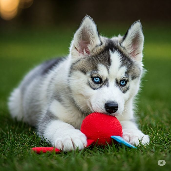 Хаскі! Шоколад! Черно білого кольору