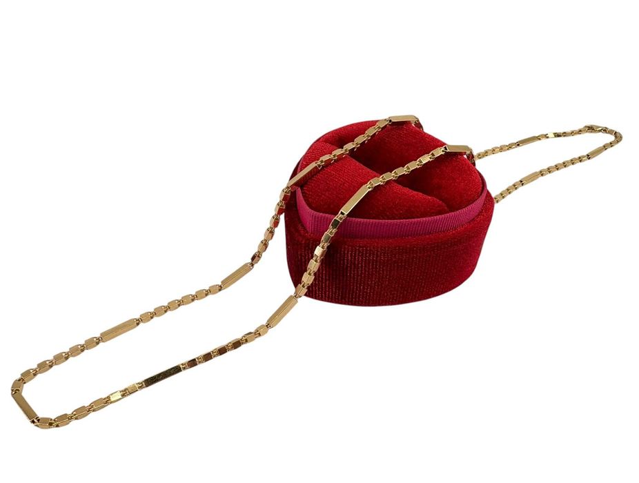 Złoty Łańcuszek Blaszki Efektowny 11,14G 585 DŁUGOŚĆ 55CM