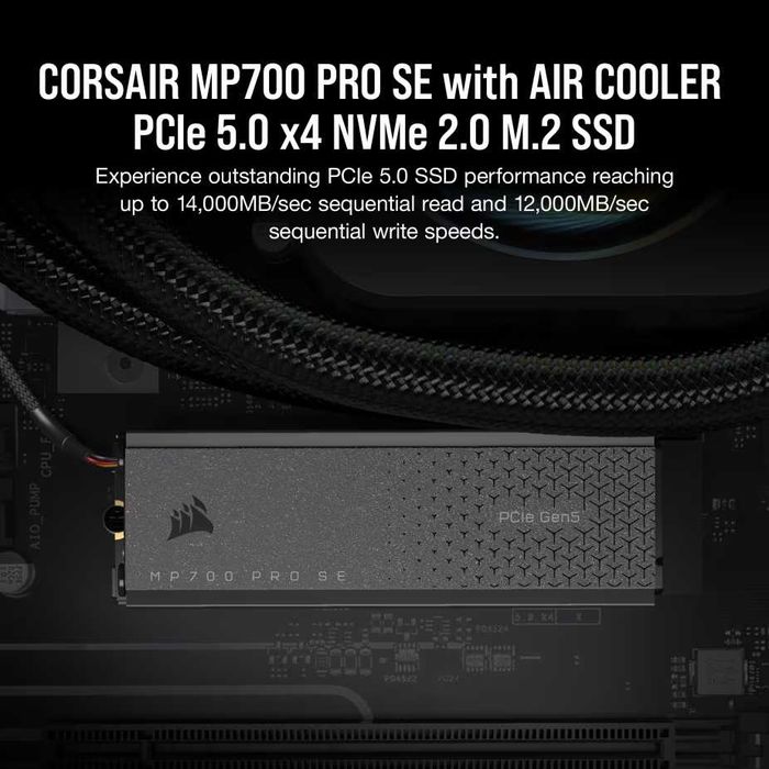 NOVO - SSD PRO Corsair MP700 PRO SE PCIe 5 NVMe M.2 2TB