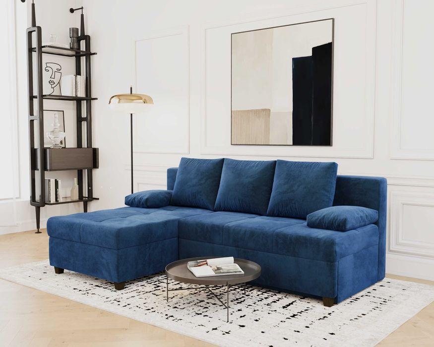 Narożnik MINI LUX 2 rozkładany POJEMNIK sofa od PRODUCENTA STYLUX