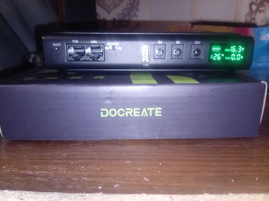 Mini ups(дбж) для роутера/камери 36W з АКБ 12000 mAh