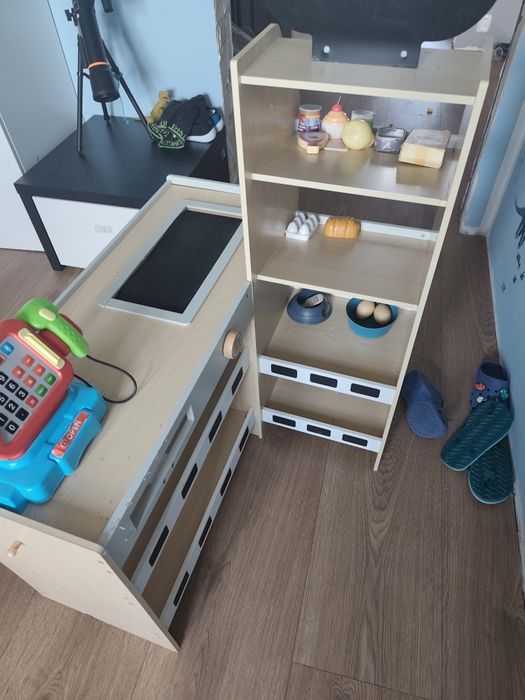 Super market drewniany