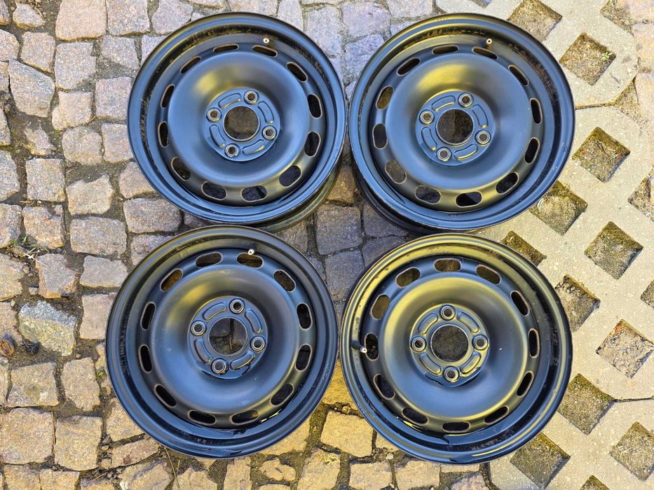 Oryginalne felgi stalowe z czujnikami ciśnienia FORD FIESTA VI mk7 14" 4x108 ET 37,5