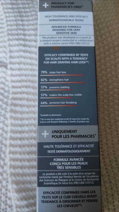Champô para cabelo grisalho anti queda, fortificante